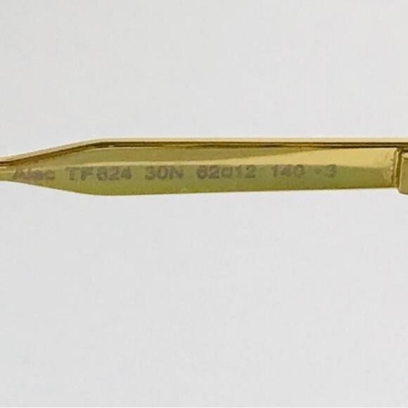 New  - Tom Ford Alec Sunglasses Pilot Sunglasses Deep Gold FT0824 Sunglasses - Picture 9 of 10